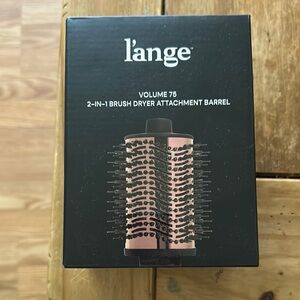 Lange Volume 75 2-in-1 Brush Dryer Attachment - Black and Pink